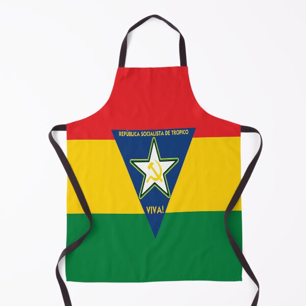 Item preview, Socialist Tropican Flag | Marxist-Leninist Video Game Art for Stickers, Shirts & Hats | Tropico-Inspired Revolutionary Design | Communist Gaming Gear & Political Apparel designed and sold by RevolutionToday.