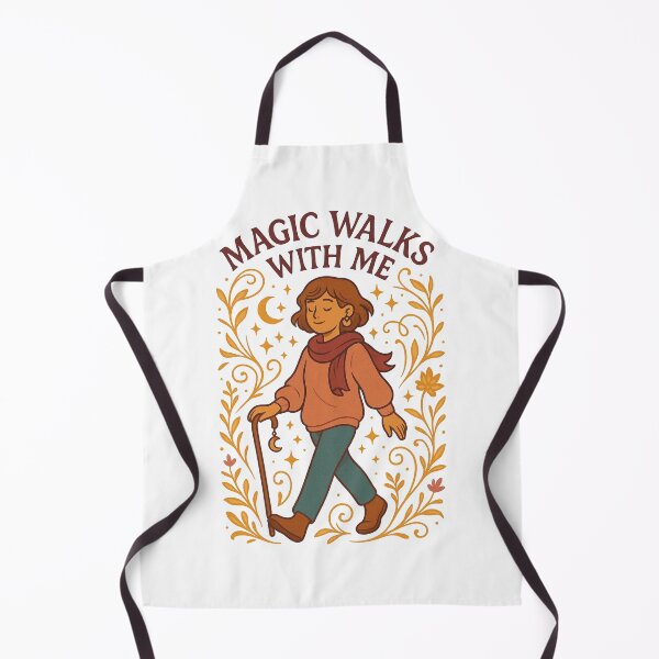 Item preview, Magic Walks With Me – Whimsical Empowerment Illustration designed and sold by Lacritsa .