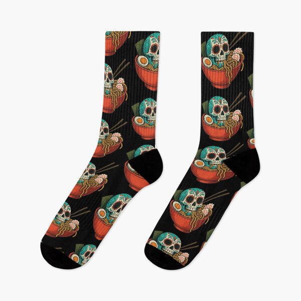 Item preview, Mexican Skull in Ramen designed and sold by LaNadaYFundante.