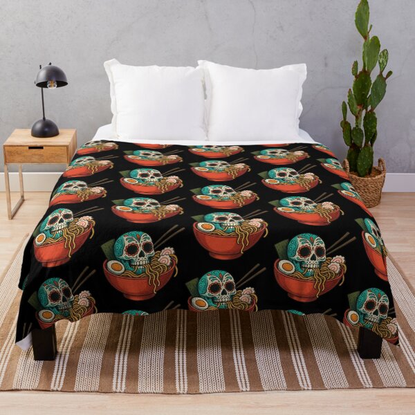 Item preview, Mexican Skull in Ramen designed and sold by LaNadaYFundante.