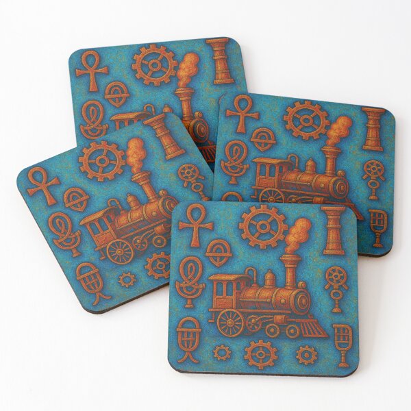 Item preview, Hieroglyph of Steam in Sapphire designed and sold by VidyoeDesigns67.