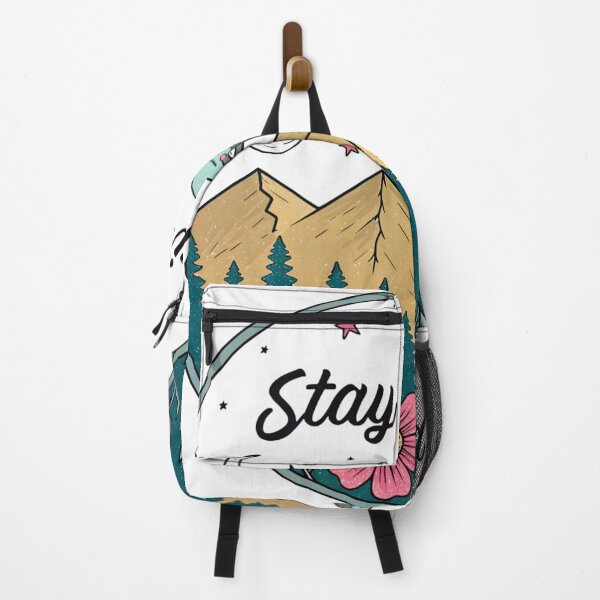 Item preview, Stay Weird UFO Vintage Nature Scene – Retro Circular Illustration designed and sold by Melia-Store.