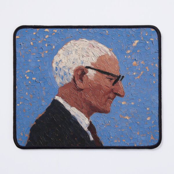 Item preview, Milton Friedman | Post-impressionist painting style designed and sold by ComicsFactory.