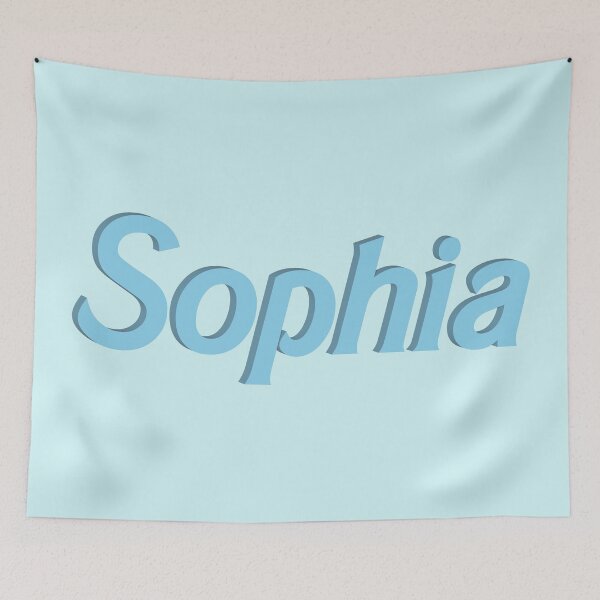 Item preview, Sophia Aesthetic Name Design – Preppy, Girly, Trendy blue designed and sold by The cutest stickers ever.