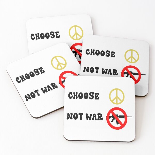 Item preview, Choose Peace Not War | Anti-War Political Design for Stickers, Shirts & Hats | Pacifist Activist Gear | Nonviolent Resistance Apparel & Accessories designed and sold by RevolutionToday.