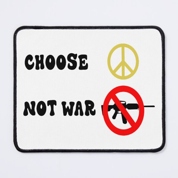 Item preview, Choose Peace Not War | Anti-War Political Design for Stickers, Shirts & Hats | Pacifist Activist Gear | Nonviolent Resistance Apparel & Accessories designed and sold by RevolutionToday.
