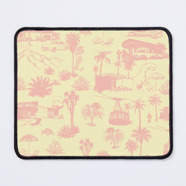 Item preview, Palm Springs Toile with Dinosaurs and Mid Century Homes designed and sold by Loomandlorebyh.