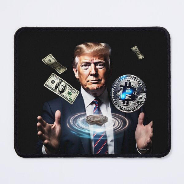 Item preview, Trump's Tornado of Wealth: Bitcoin & Bucks Edition designed and sold by GEM STYLE.