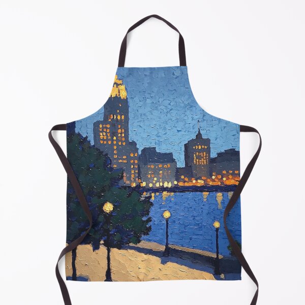 Item preview, Milwaukee | Estilo de pintura postimpresionista designed and sold by ComicsFactory.