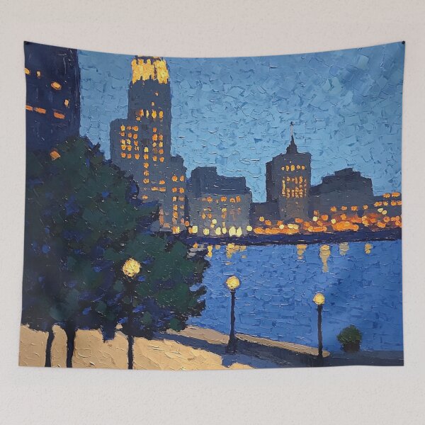 Item preview, Milwaukee | Post-impressionist painting style designed and sold by ComicsFactory.