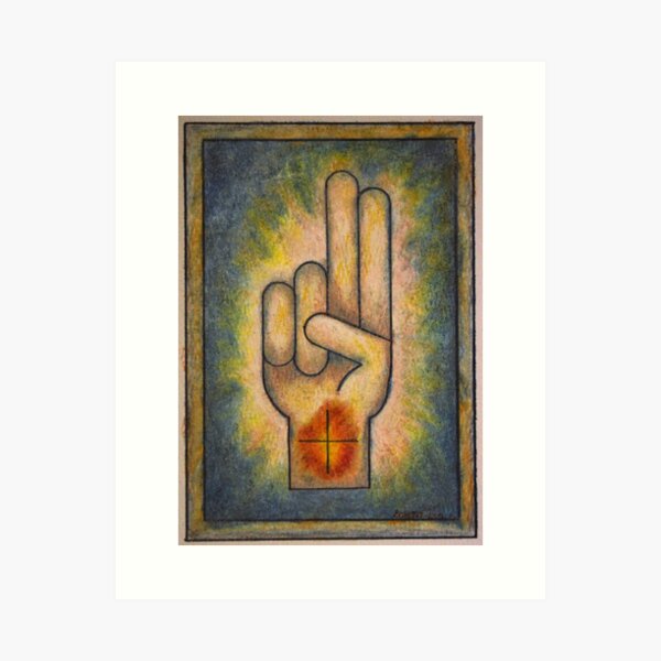 Item preview, Blessing Hand designed and sold by ecce-art.