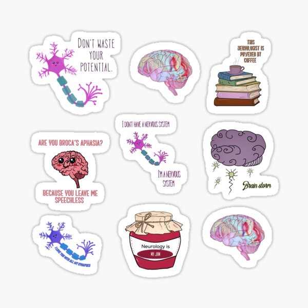 Vista previa del artículo con la obra «Juegos de palabras sobre neurología», diseñado y vendido por Tamm-art.