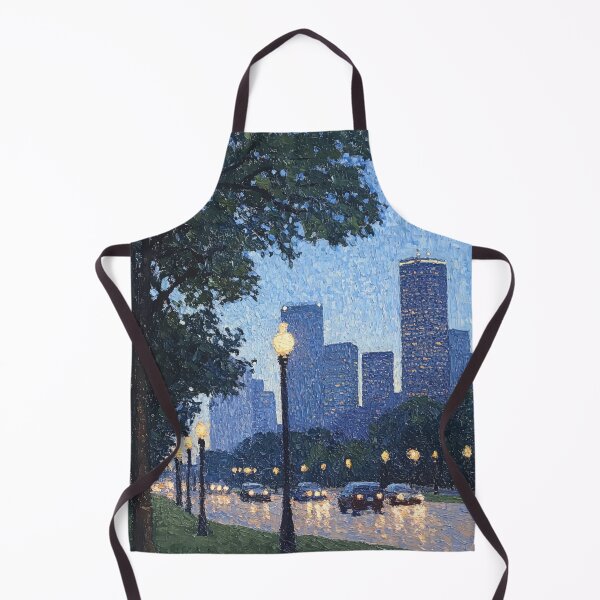 Aperçu de l'œuvre Minneapolis | Style de peinture postimpressionniste créée et vendue par ComicsFactory.