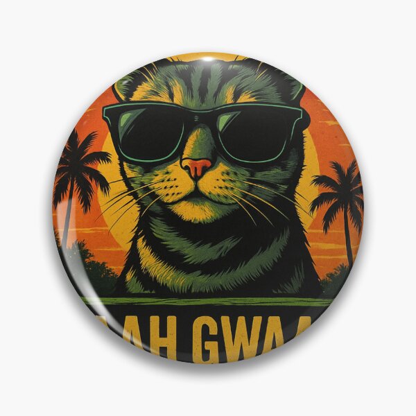 Item preview, Cool Jamaican Cat – "Waah Gwaan?" Funny Caribbean Vibes Design by pixhub  designed and sold by PixHub .