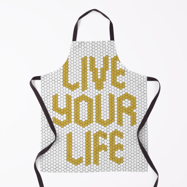 Item preview, Live Your Life Mosaic Uplifting Inspirational Gold designed and sold by kakarikihill.