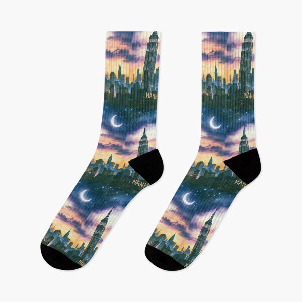 Item preview, Empire State Dream – Celestial Manhattan Night Scene designed and sold by pixelated_echoes.