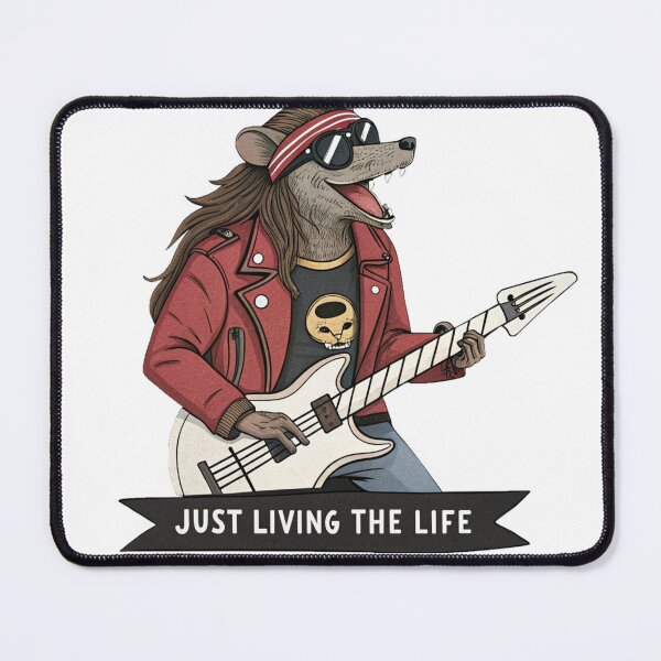 Item preview, Rockstar Rat – Just Living the Life designed and sold by Melia-Store.