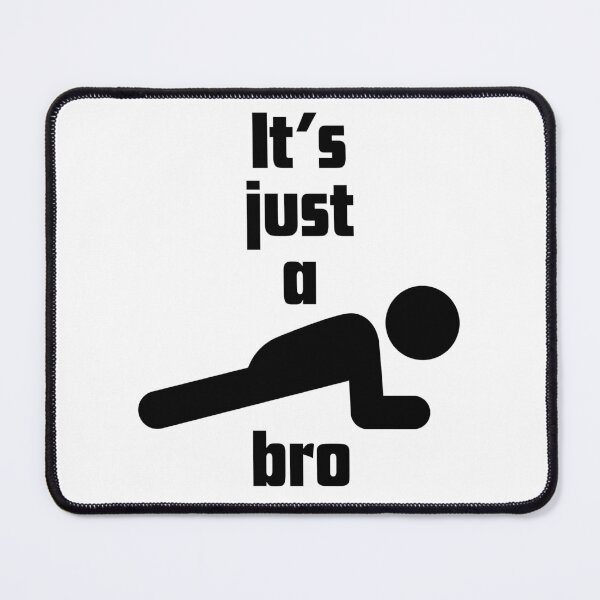 Item preview, It's just a plank bro - Black designed and sold by BeWilDesigns.