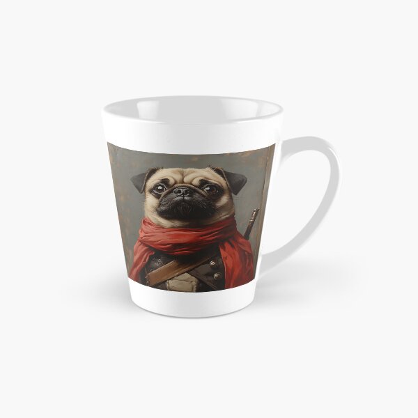 Item preview, Cute Little Pug Warrior- Warrior Pugs - Stylish Animal Art designed and sold by Chrisjeffries24.
