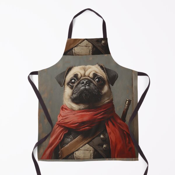 Item preview, Cute Little Pug Warrior- Warrior Pugs - Stylish Animal Art designed and sold by Chrisjeffries24.