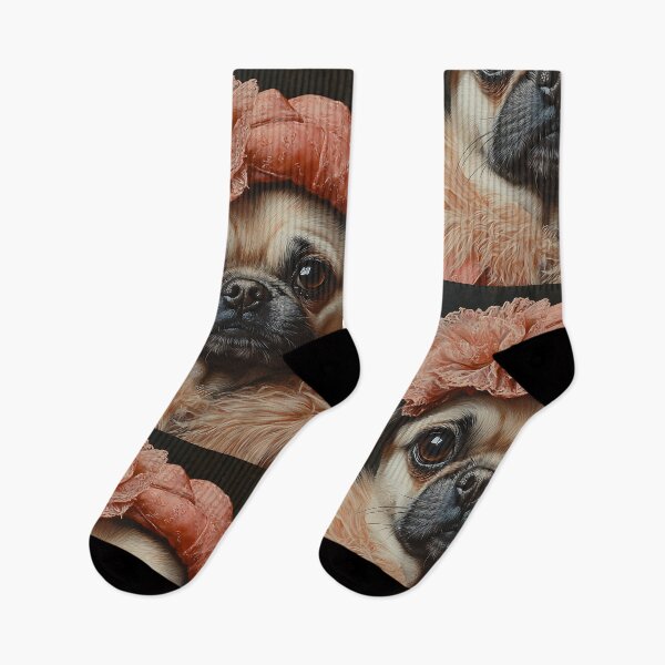 Item preview, Victorian Lady Pug - Pretty Little Lady Pug - Stylish Animal Art designed and sold by Chrisjeffries24.