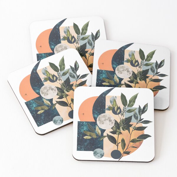 Item preview, Lunar Garden: Celestial Botanical Collage designed and sold by Kollibri.