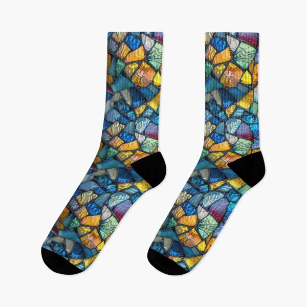 Item preview, Colorful Mosaic Glass Pattern designed and sold by NTGUILTY.