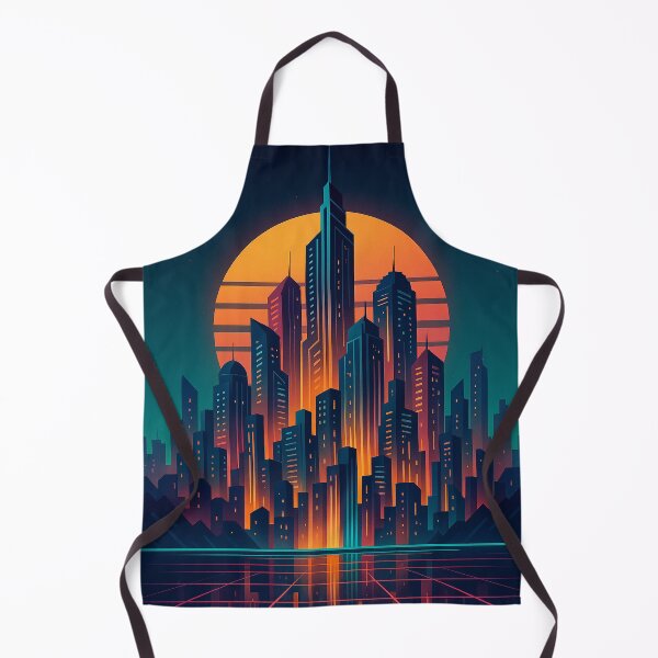 Item preview, Synthwave Metropolis Sunset designed and sold by Vitalka-uk.