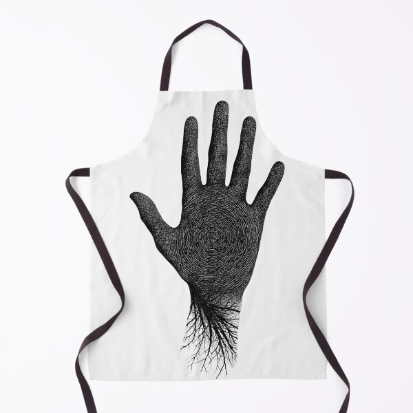 Item preview, Fingerprint Hand Black Print designed and sold by HoskingInd.