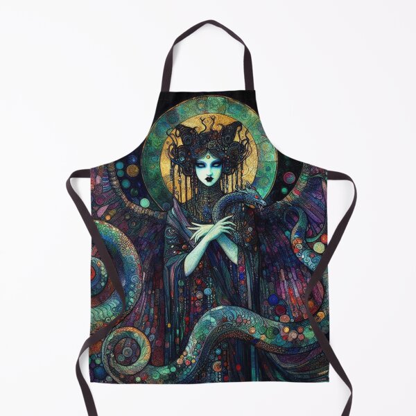 Item preview, Abstract Serpent Lady Art designed and sold by TheDarkWardrobe.