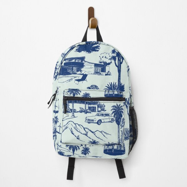 Item preview, Palm Springs Toile with Dinosaurs and Mid Century Homes designed and sold by Loomandlorebyh.