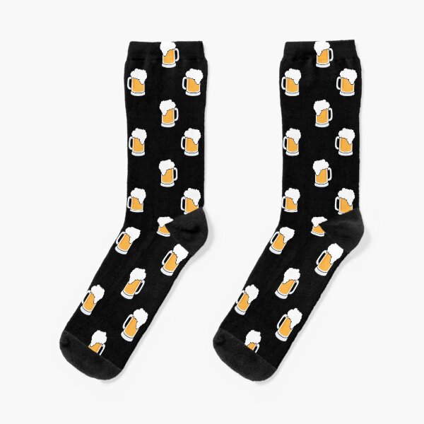 Item preview, Beer Socks black designed and sold by VJKTees.