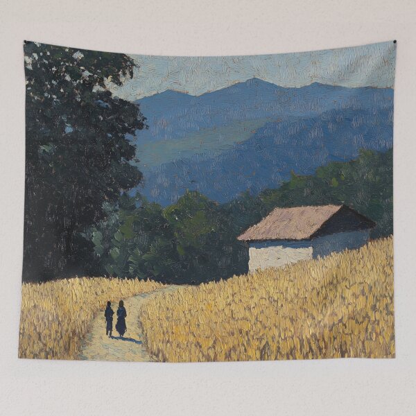 Item preview, Mizoram | Post-impressionist painting style designed and sold by ComicsFactory.