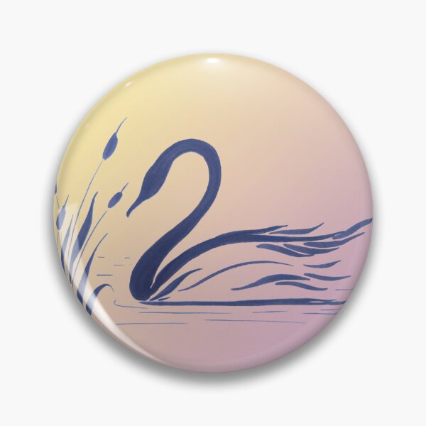 Item preview, Swan in sunset- minimal design lake designed and sold by SaraMN88.
