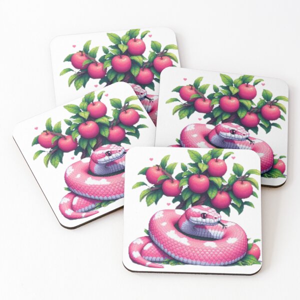 Item preview, Serpiente junto a manzanas designed and sold by Bit Canvas.