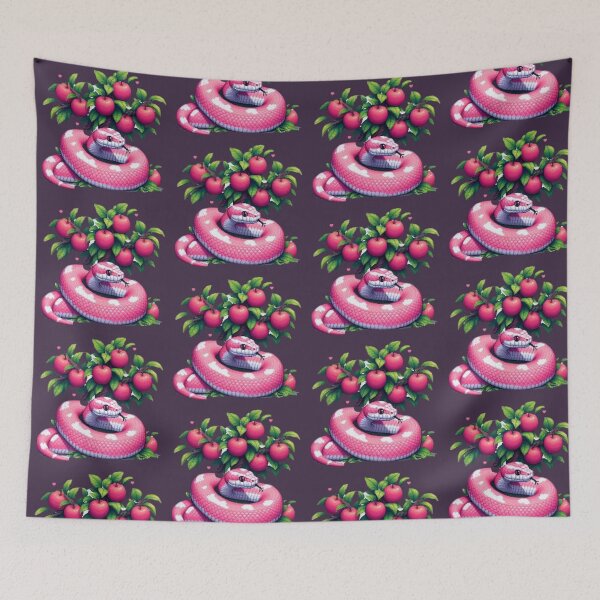 Item preview, Serpiente junto a manzanas designed and sold by Bit Canvas.