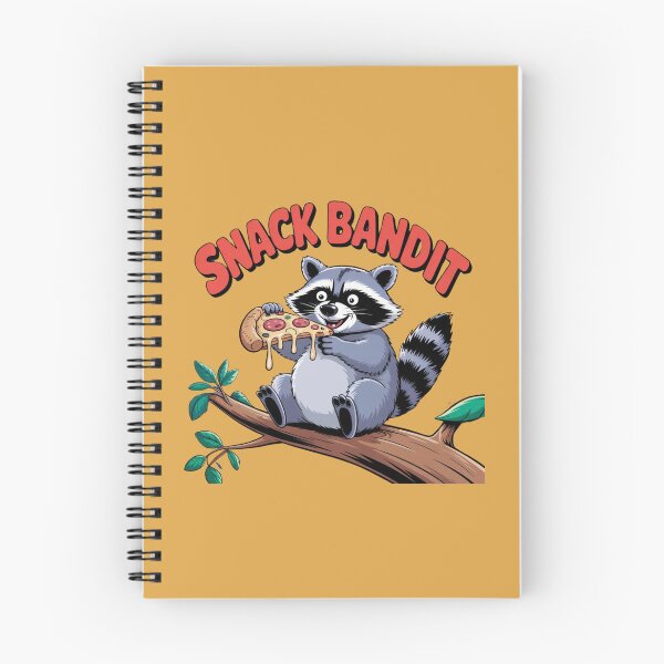 Item preview, Snack Bandit, Funny Raccoon Eating Pizza, Snack Thief, Raccoon Lover designed and sold by Dabbing Turtle Designs.