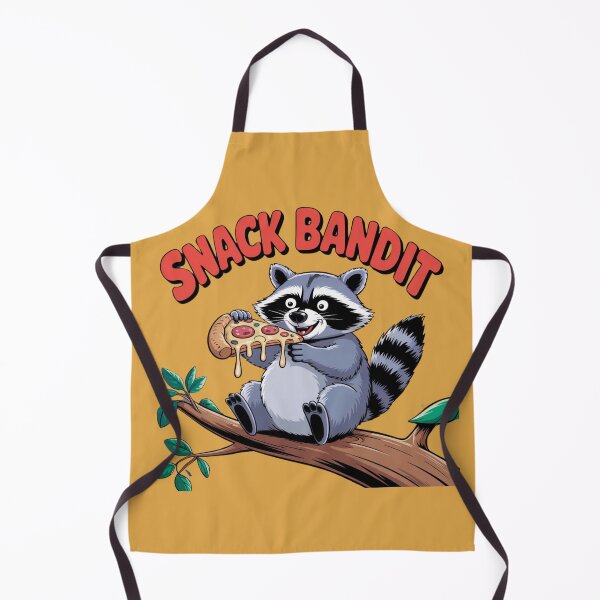 Item preview, Snack Bandit, Funny Raccoon Eating Pizza, Snack Thief, Raccoon Lover designed and sold by Dabbing Turtle Designs.