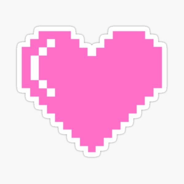 pink love Sticker