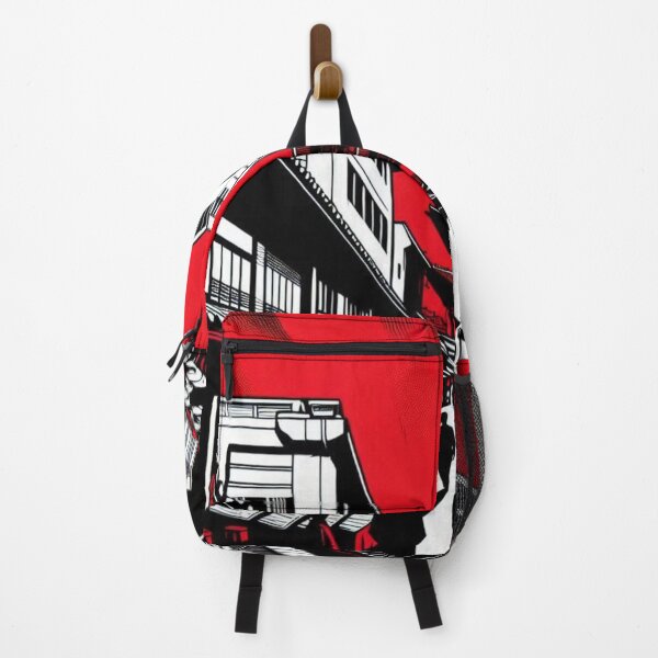 Item preview, Seoul City Comic Style Art – Minimalist Red, Black & White Vector Design for Urban Lovers & Streetwear Fashion designed and sold by knalpot-design.
