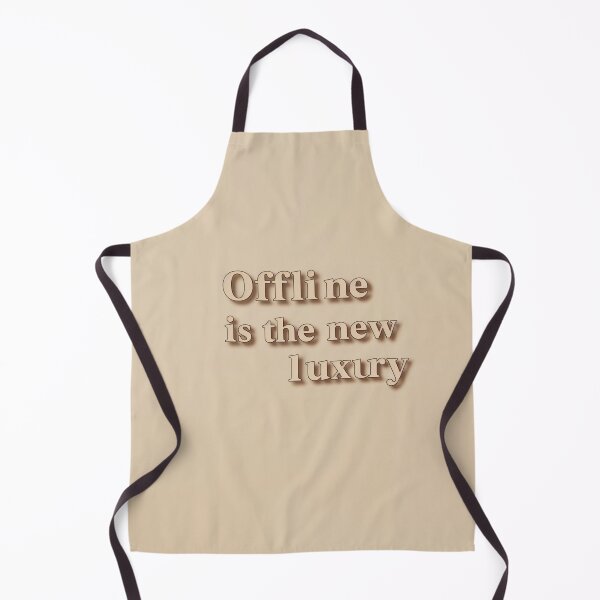 Item preview, Offline Is the New Luxury Shirt – Retro Minimalist Quote Tee – Soft Aesthetic Tech Detox T-Shirt designed and sold by Collision19.