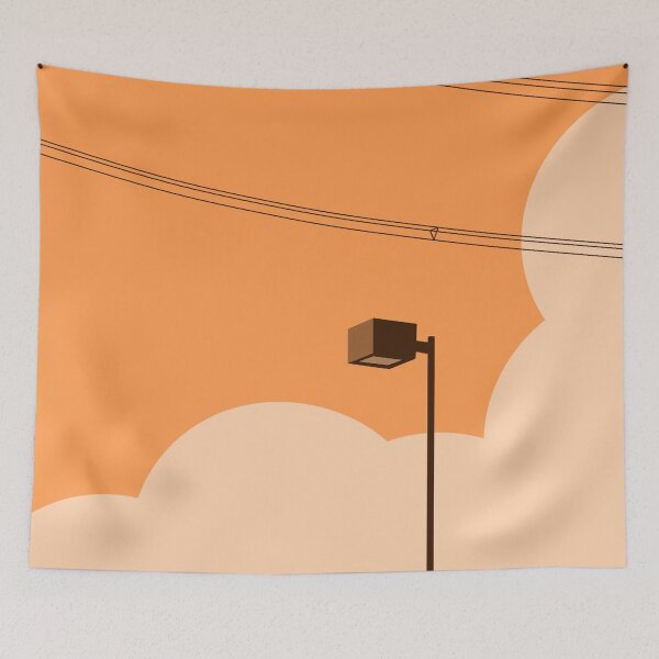 Item preview, Streetlight and Powerlines - Sunset designed and sold by Probably Tuesday.