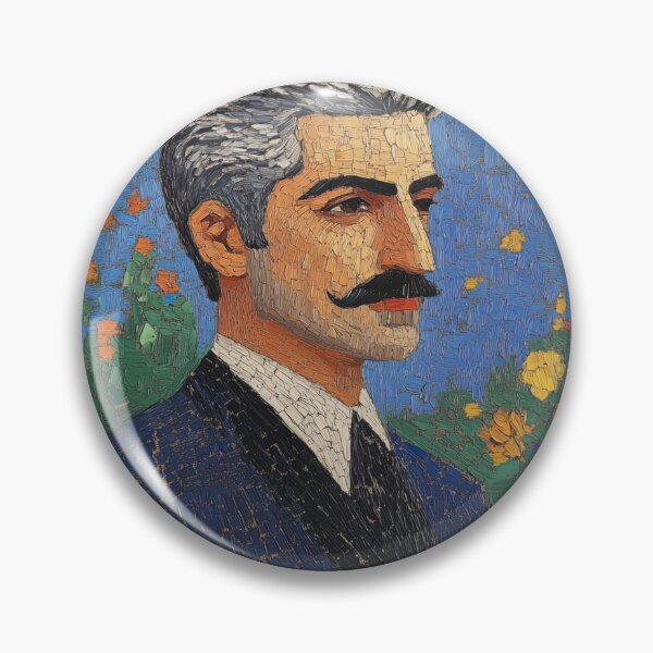 Item preview, Mohammad Reza Pahlavi | Post-impressionist painting style designed and sold by ComicsFactory.