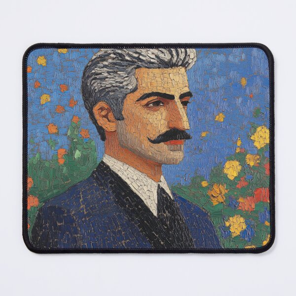 Item preview, Mohammad Reza Pahlavi | Post-impressionist painting style designed and sold by ComicsFactory.