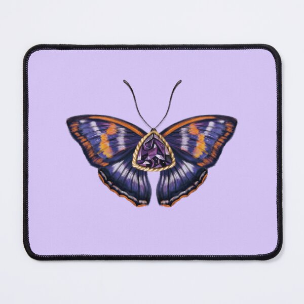 Item preview, Birth Gemstone Butterfly (February) - Agathina Emperor Butterfly with Amethyst designed and sold by Scarlet Swan.