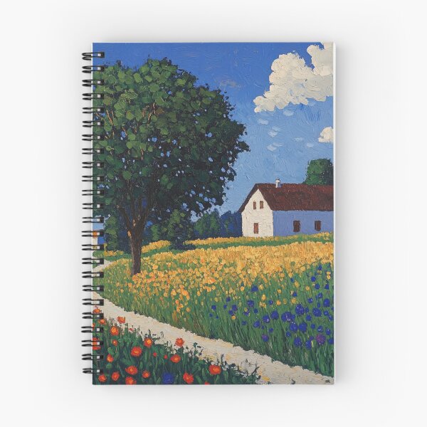 Item preview, Moldova landscape | Post-impressionist painting style designed and sold by ComicsFactory.