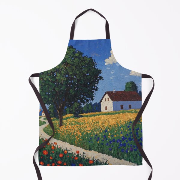 Item preview, Moldova landscape | Post-impressionist painting style designed and sold by ComicsFactory.