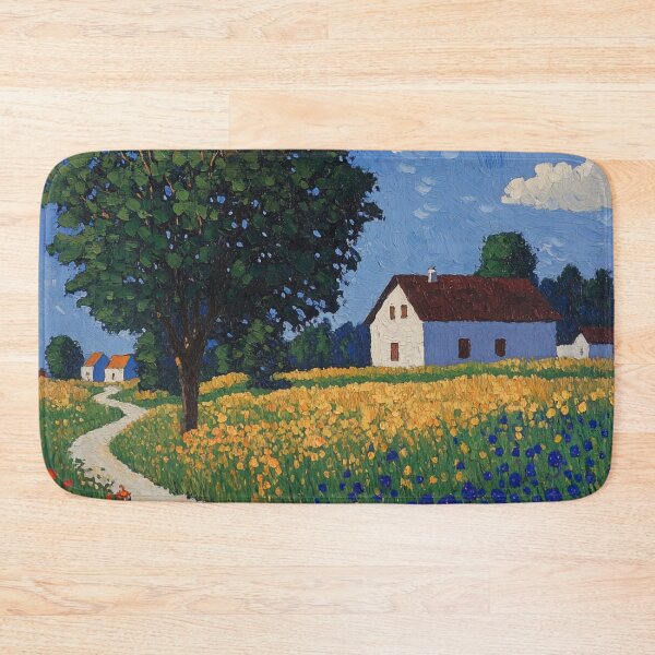 Item preview, Moldova landscape | Post-impressionist painting style designed and sold by ComicsFactory.