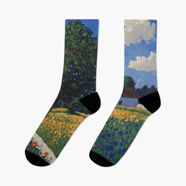 Item preview, Moldova landscape | Post-impressionist painting style designed and sold by ComicsFactory.