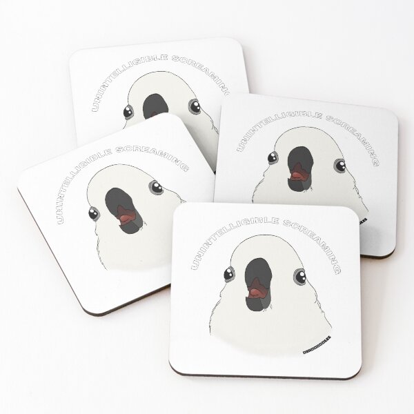 Item preview, Screaming Cockatoo Bird Meme designed and sold by BirbdoodlesShop.